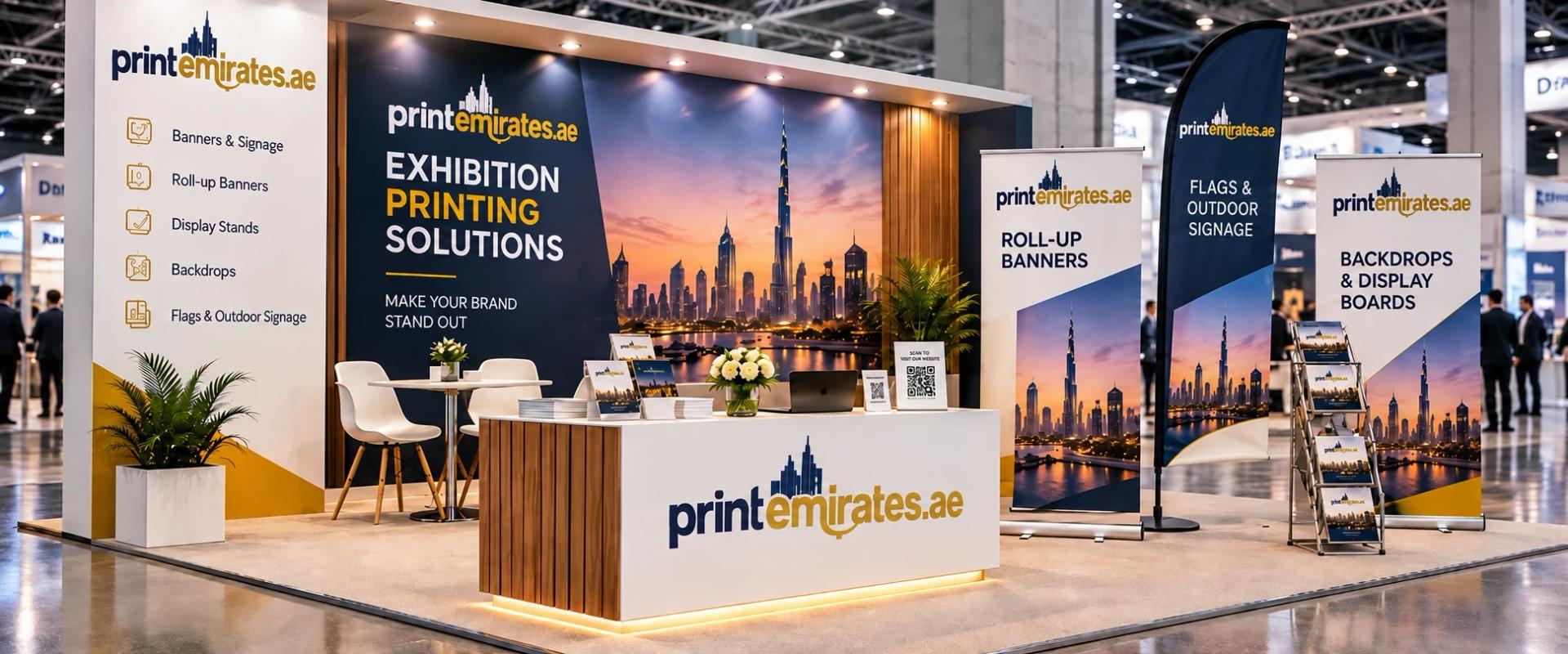 Exhibiting in Dubai? We print everything your stand needs.