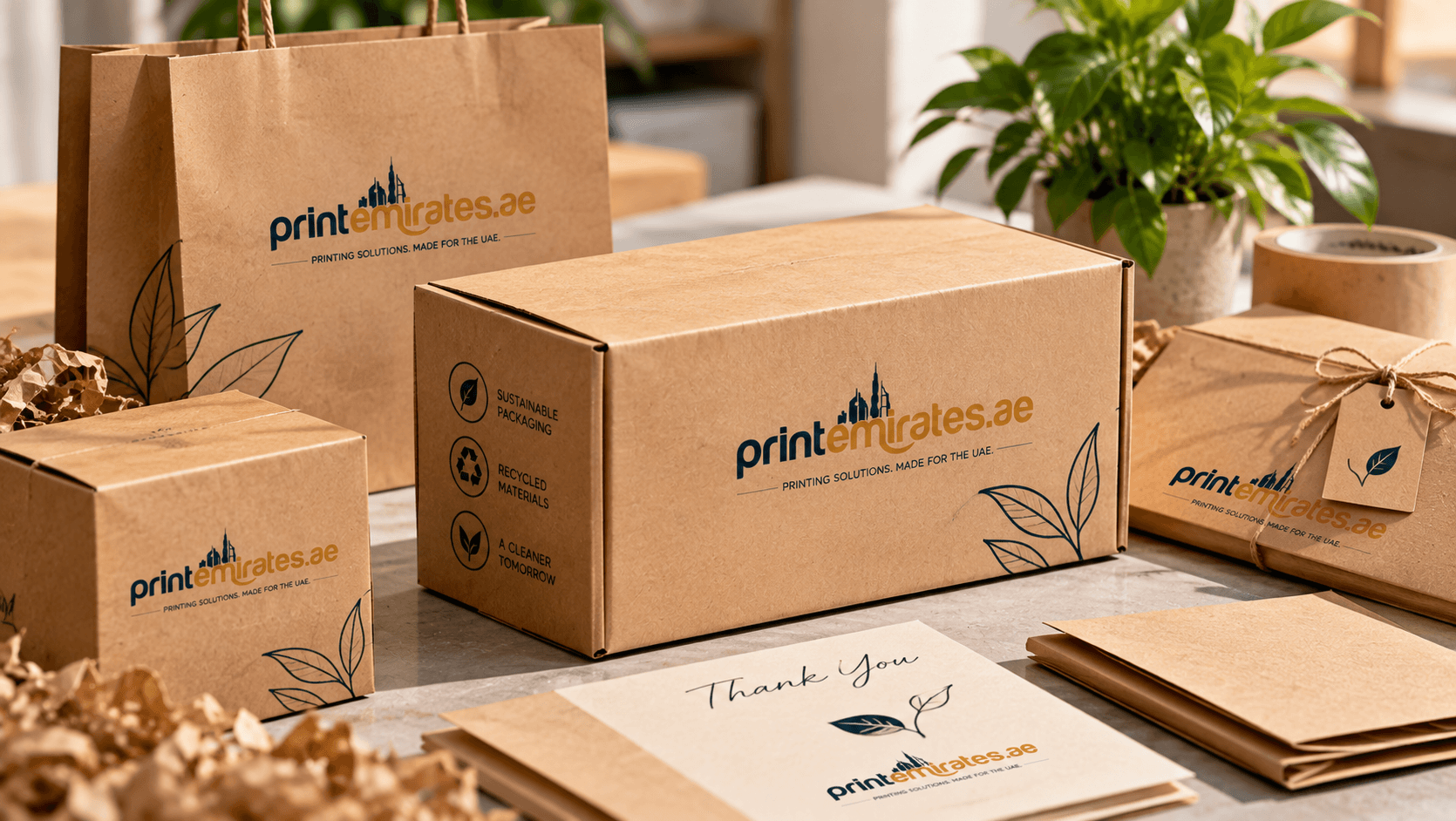 Eco-Friendly Printing Options in the UAE: Recycled Stock, Soy Inks and Reusable Merch