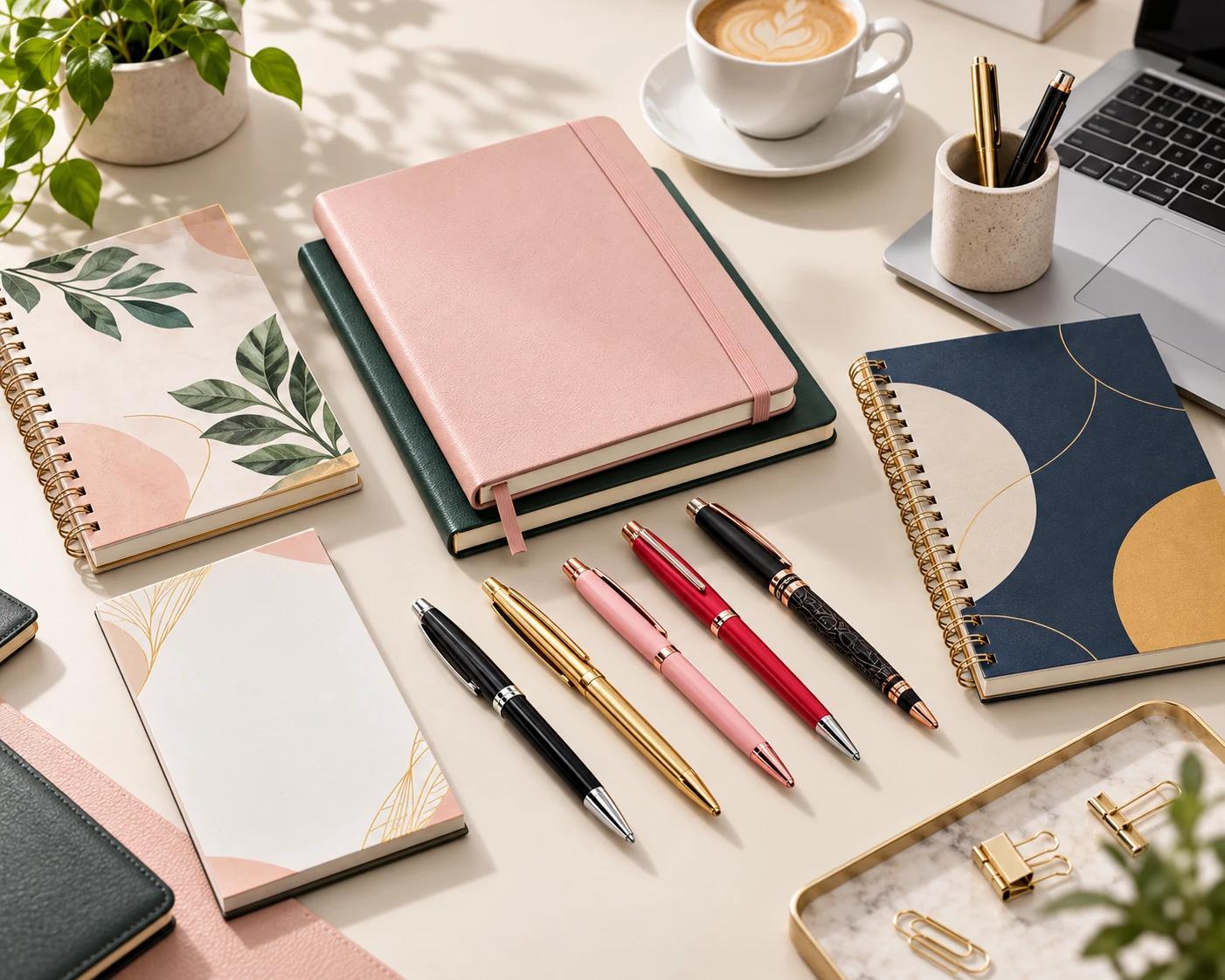 Notebooks-pens